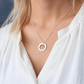 Colier: Circle Birthstone